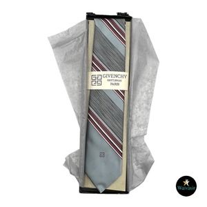 Vintage Givenchy Gentlemen Paris 100% International Polyester Tie